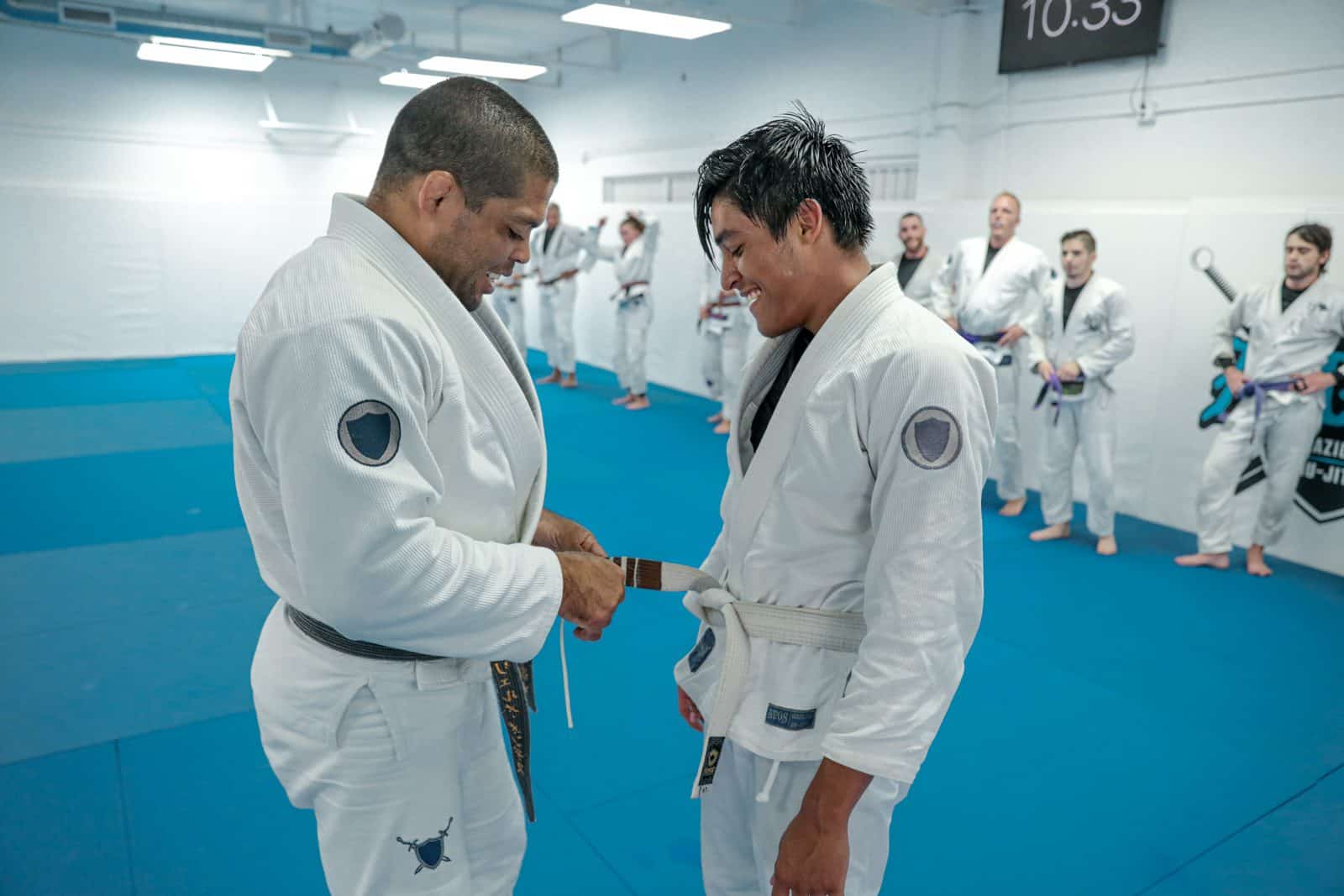 A BJJ blue-belt is a white-belt who…